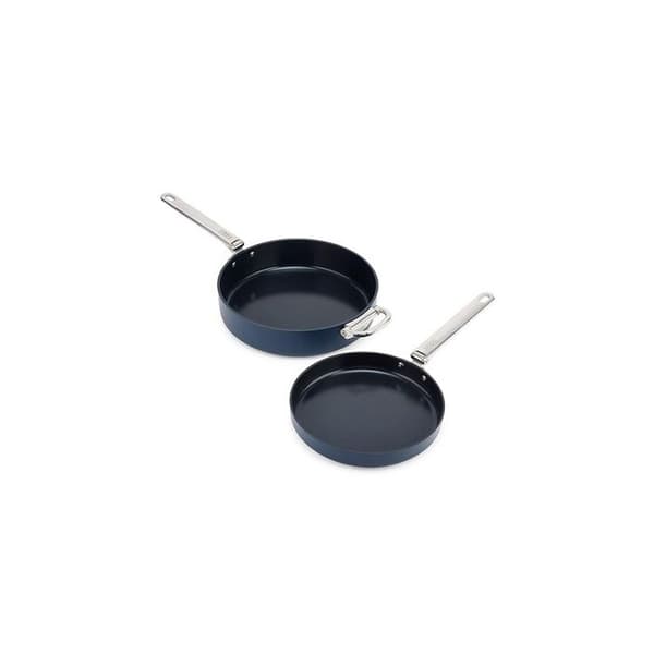 Poêle Joseph Joseph Set med 2 stekpannor 24 och 28 cm + 1 separator skydd för redskap
