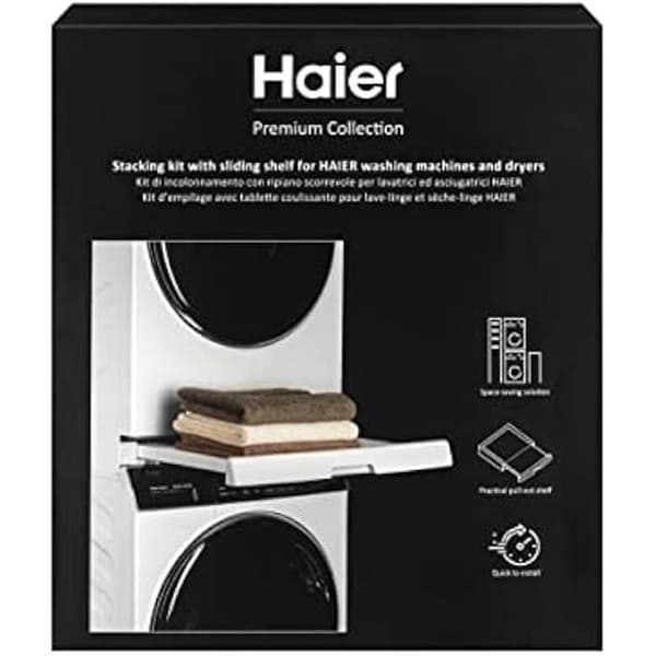 Haier Tvättmaskin och torktumlare Stacking Kit - Platssparande - Premium kvalitet - Vit