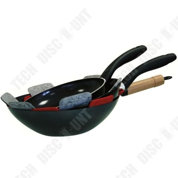 TD® Set med 3 Pan Protectors Protective Disc- Köksredskap- Kökstillbehör