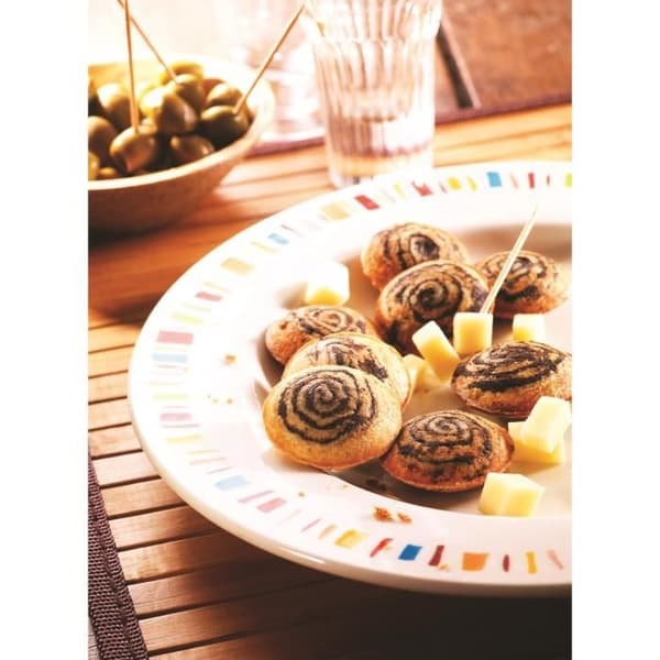 TEFAL - Snack Collection - Set med 2 Mini Bites tallrikar - Non-stick - Tål diskmaskin