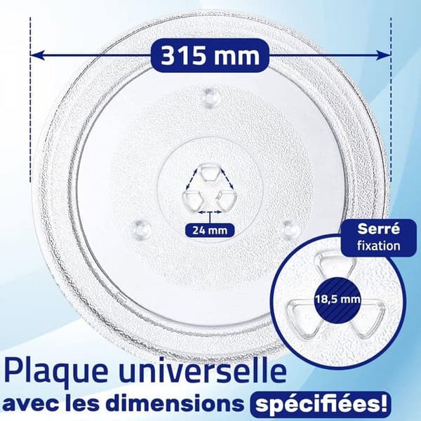 FALT MIKROVÅGSBACK 49016762 VÄNDSKIV 31,5 CM