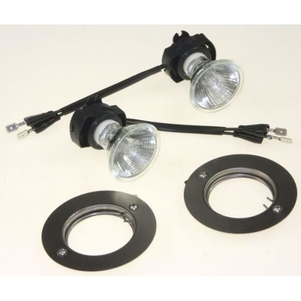 Sats med 2 halogenstrålkastare för ROBLIN D915633 huv - ROBOTCOMPACT 6401022 - BVMParts