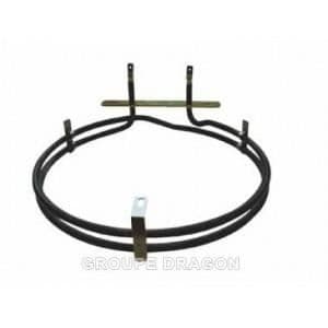 Cirkulärt motstånd 1700W-230V L251mm/Ø203mm för WHIRLPOOL mikrovågor - Originaltillverkade del