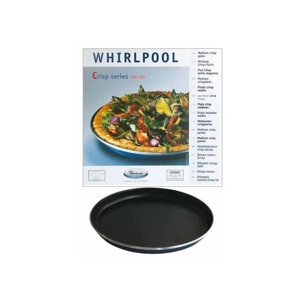 Crisp skål Ø 31cm för Whirlpool mikrovågsugn - WPRO - Familjekock/Talang - Originaltillverkade del