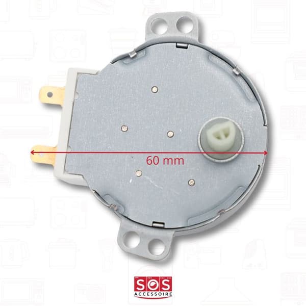 Skivbordsmotor för WHIRLPOOL mikrovågor - M2LJ49Z 5RPM - Originaltillverkade del