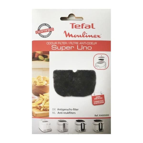 Filterpatron - Moulinex - Super Uno - Svart - Fritös - XA004D00, XA005000