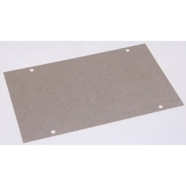 Kavitetsglimmerplatta 185x120mm för Whirlpool mikrovågor - Vit