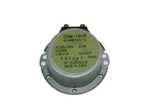 Mikrovågsugn Motor - LG - SSM-16HR - 220-240V - 5/6 varv/min - Axel 11mm