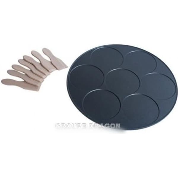 Lagrange crepe maker - PLAT 7 CREPES 109005 Ø 350 M/M - Blandat - Vuxen - 750 Watt - Vit