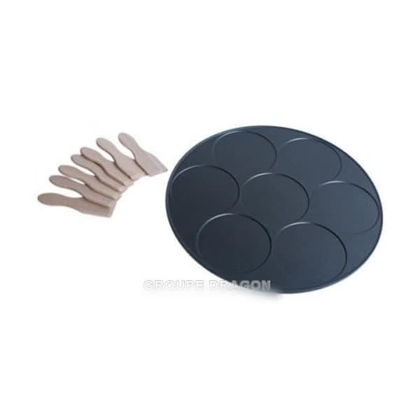 7 mini-crepebricka för Lagrange crepe maker - Crepe diameter: 11 cm. 100501