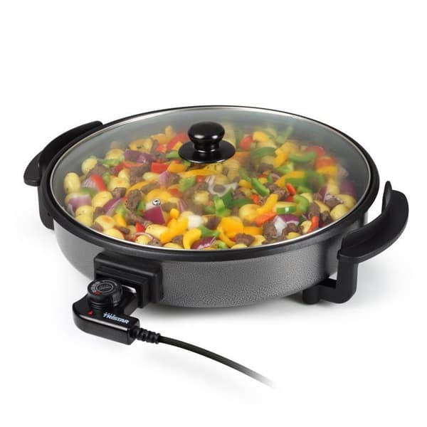 Tristar PZ-2963 multifunktionsstekpanna - 30 cm - 1,75 L - För 4 personer - Justerbar termostat - 1500 W