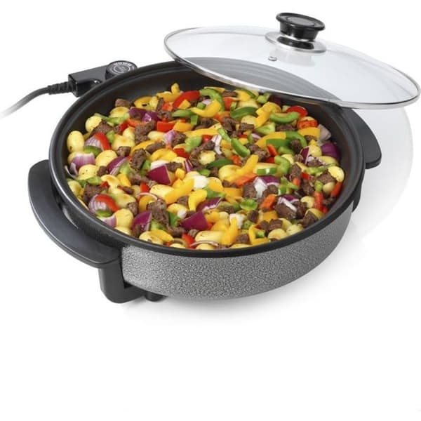 Tristar PZ-2963 multifunktionsstekpanna - 30 cm - 1,75 L - För 4 personer - Justerbar termostat - 1500 W