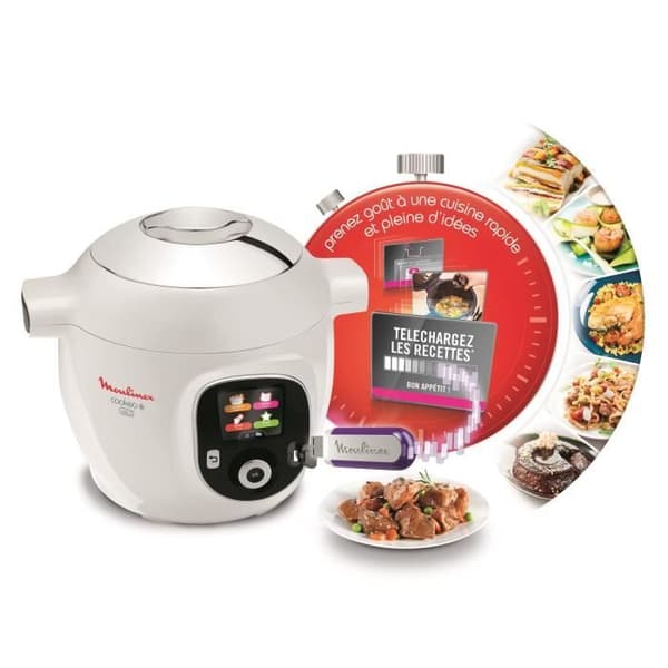 USB-nyckel medelhavsrecept för Cookeo MOULINEX XA600011