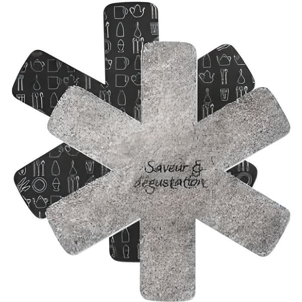 Kökstillbehör - CMP - Anti-repskydd - Set om 2 - Svart - 38 x 35 cm
