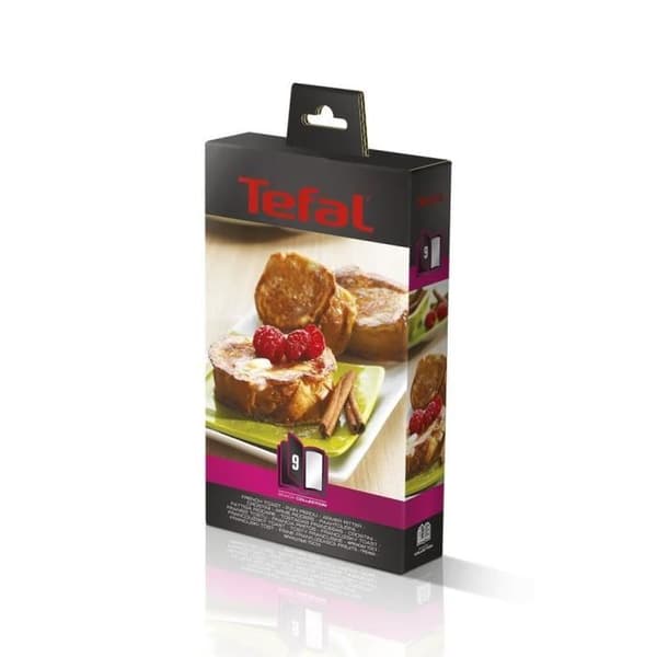 Pain Perdu Tallrikar - TEFAL - Snack Collection - Non-stick beläggning - Svart - 750 Watt