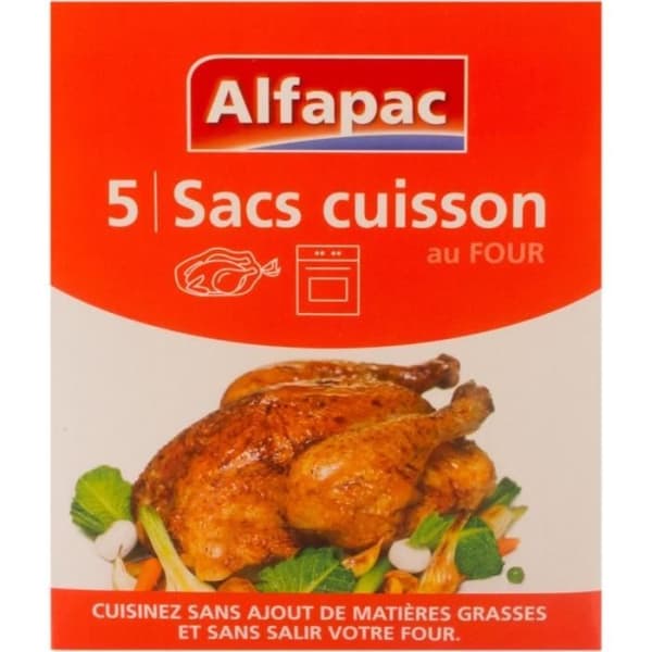 Ugnspåsar - ALFAPAC - 5U - Utan tillsatt fett - Storlek 35x43cm