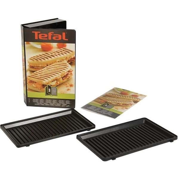 TEFAL Snack Collection Tillbehör Grillplattor Panini + Receptbok