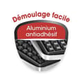Miniatyrbild 2 av 2: Våffelbryggare - LAGRANGE - Tillbehör 030422 - Hjärtformade rån tallrikar - Dubbellagers non-stick