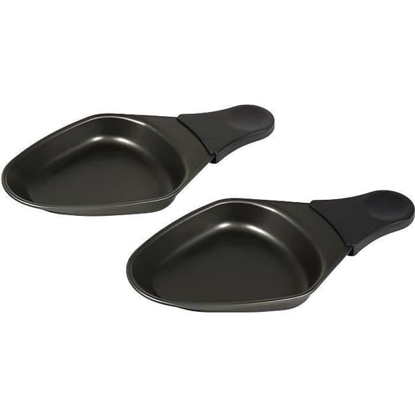 Set med 2 ovala koppar - TEFAL - Accessimo Raclette - Non-stick beläggning - Blå