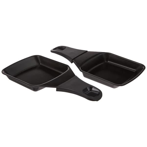 Set med 2 fyrkantiga koppar - TEFAL - Raclette Ambiance - Non-stick beläggning - Kompatibel med diskmaskin