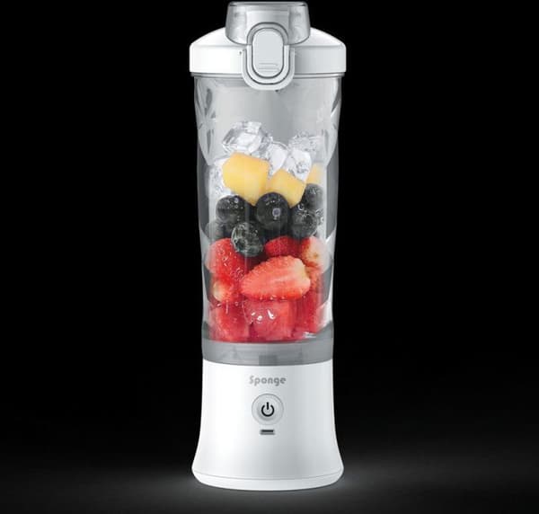 Svamp SVAMPBLANDNING FÖR BÄRBAR BLENDER Vit