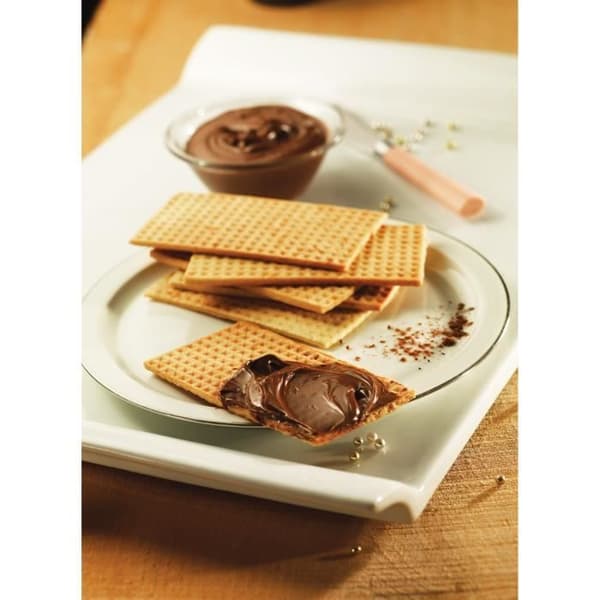 TEFAL - Snack Collection - Set med 2 oblattallrikar - Kompatibel med diskmaskin - Svart