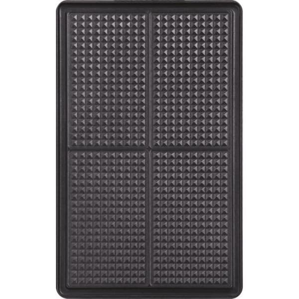 TEFAL - Snack Collection - Set med 2 oblattallrikar - Kompatibel med diskmaskin - Svart