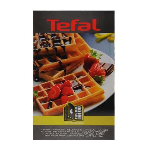 Våffeltallrikar - TEFAL - Snack Collection - Svart - Diskmaskinskompatibla tallrikar