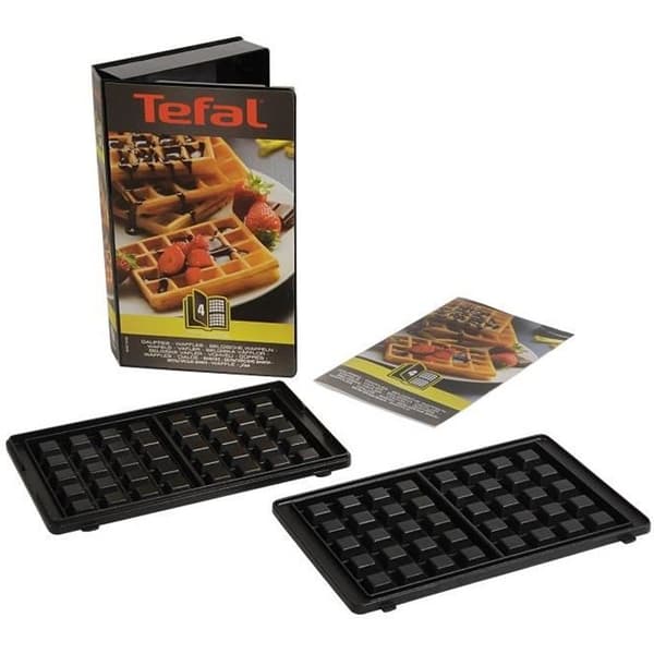 Våffeltallrikar - TEFAL - Snack Collection - Svart - Diskmaskinskompatibla tallrikar