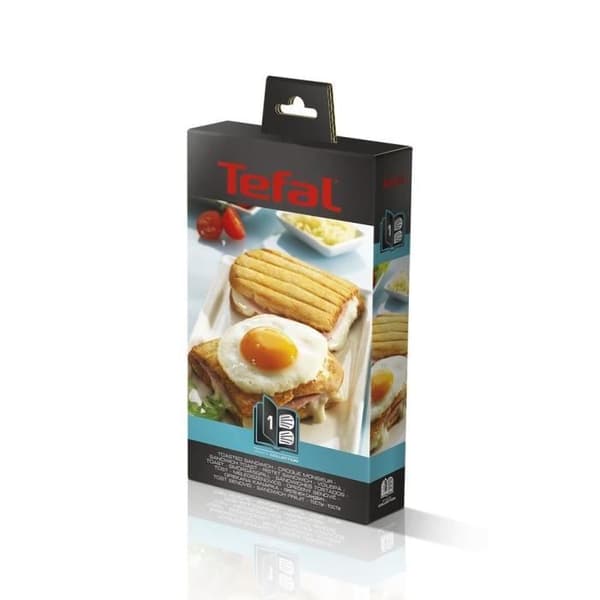 TEFAL Set med 2 Croque Monsieur-tallrikar, Snack Collection, Tål diskmaskin XA800112