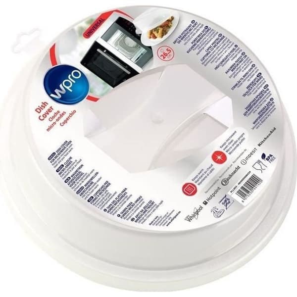 Mikrovågslock - WPRO - PLL003 - Diameter 26,5 cm - Ergonomiskt anti- skållningshandtag