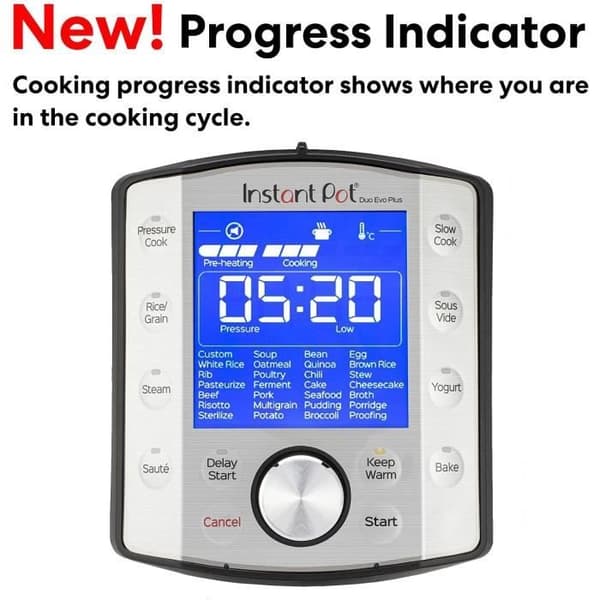 Instant Pot Duo Evo Plus 80 10-i-1 elektrisk tryckkokare 8 liter