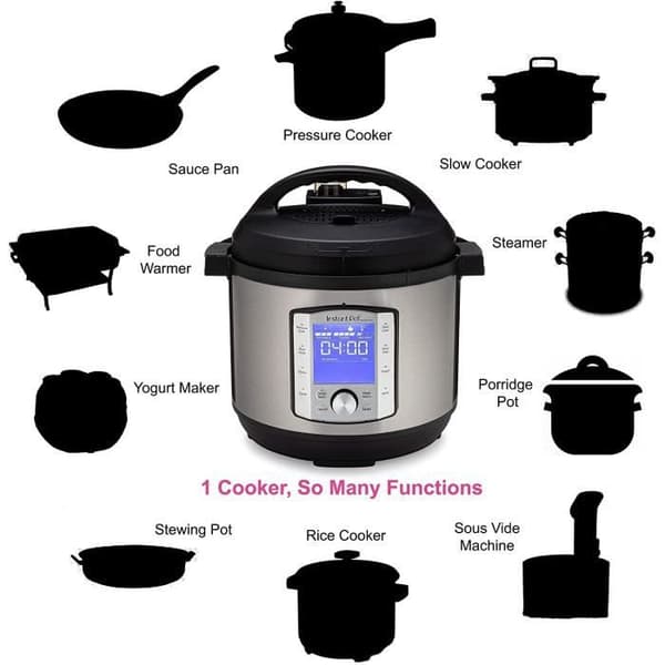 Instant Pot Duo Evo Plus 80 10-i-1 elektrisk tryckkokare 8 liter