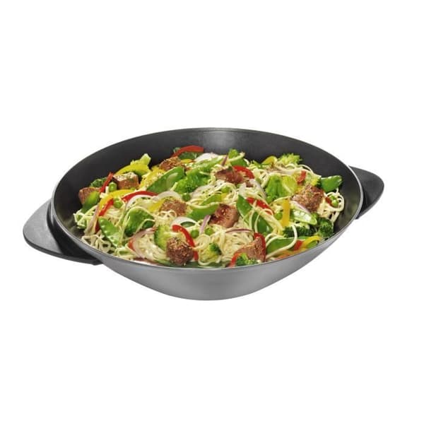 TEFAL Wok Fondue, Justerbar termostat, Non-stick beläggning, 8 gafflar ingår, Compact WK302013