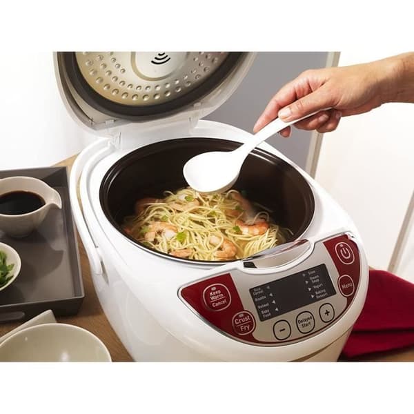 MOULINEX Multicooker 12 i 1 Kapacitet 5L 12 program Riskokare, ånga Långsam tillagning Avtagbar non-stick skål MK705111