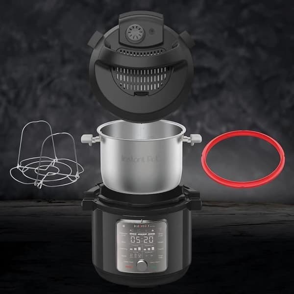 Instant Pot Multicooker Pressure Cooker Pro Plus WIFI 5,7 L -10 i 1, 9 anpassningsbara program, rostfritt stål 800 recept APP