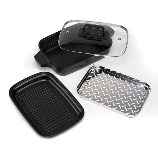 Multikokare - CUISINART - GRMC3E - 1400 Watt - Rostfritt stål - Justerbar temperatur 90-220°C