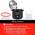 Miniatyrbild 3 av 4: Instant Pot Pro 10-i-1 multifunktionell elektrisk spis - 1200 W - Svart - 5,7 L