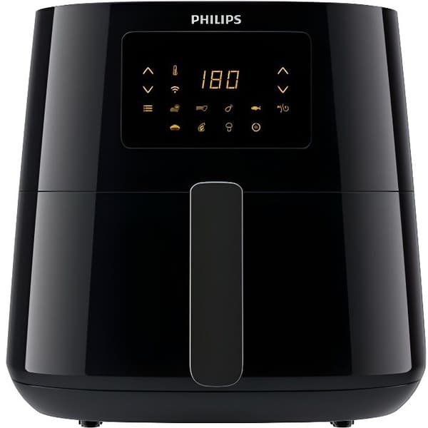 Philips Airfryer Essential XL, appkontroll, 5 portioner, 1,2 kg, 6,2 L, pekskärm, svart (HD9280/90)