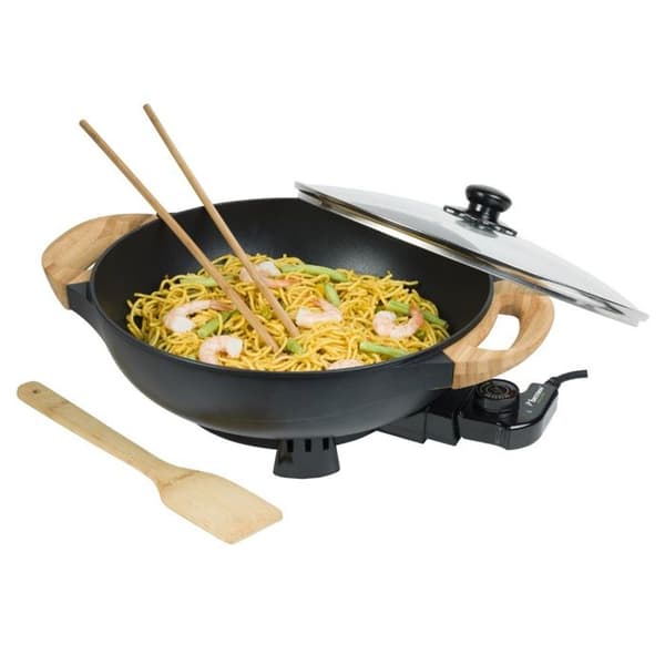 Bestron elektrisk wok 1500w svart - AEW100AS