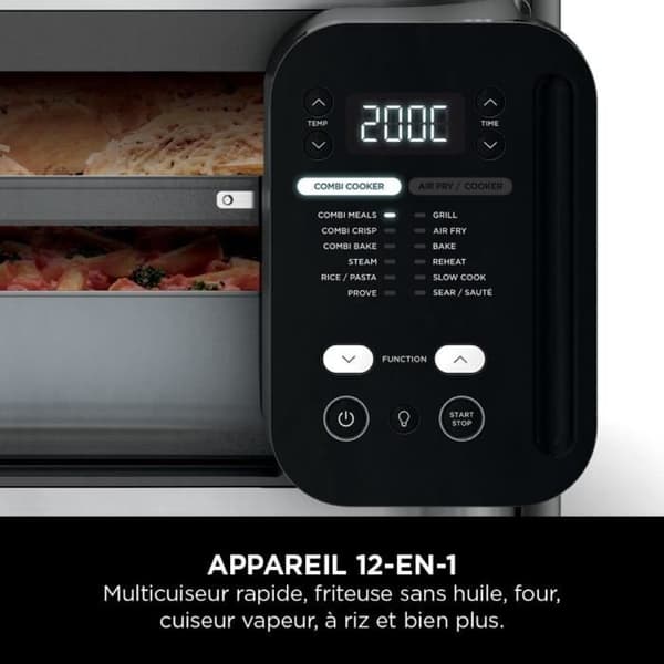 Multikokare NINJA - Combi SFP700EU - Kapacitet 12,5L - 12 matlagningsprogram - 1780W