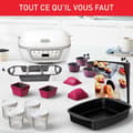 Miniatyrbild 4 av 6: TEFAL Intelligent kakmaskin, 5 program, Manuellt läge, CreaBake-formar, Dedikerad applikation, Cake Factory Délices KD812110