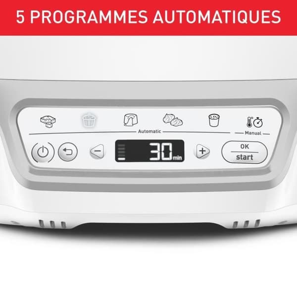 TEFAL Intelligent kakmaskin, 5 program, Manuellt läge, CreaBake-formar, Dedikerad applikation, Cake Factory Délices KD812110