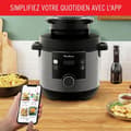 Miniatyrbild 4 av 4: MOULINEX CE778810 Multicooker, Turbo-Crisp Lock, 15 autoprogram, Tryckkokning, Dedikerad App, Turbo Cuisine &amp; Fry