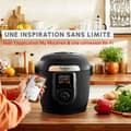 Miniatyrbild 5 av 6: MOULINEX Cookeo Wifi 10-i-1, Multikokare, 6L, 10 tillagningslägen, Svart CE96G810