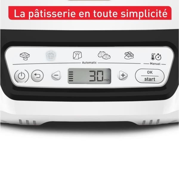 TEFAL Intelligent Cake Machine, 5 exakta program, non-stick pan, 6 Creabake muffinsformar, Cake Factory KD804910