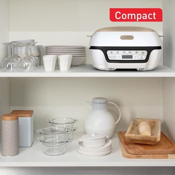 TEFAL Intelligent Cake Machine, 5 exakta program, non-stick pan, 6 Creabake muffinsformar, Cake Factory KD804910