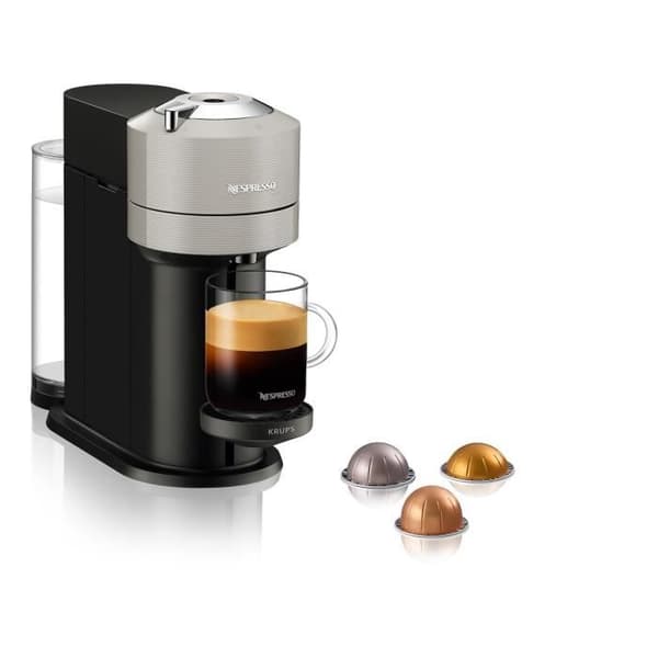 KRUPS Vertuo Next Nespresso Espressomaskin 1.1L Ljusgrå YY4298FD