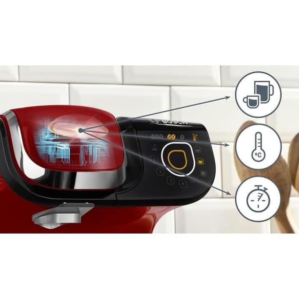 Kaffemaskin - BOSCH - Tassimo MY WAY TAS6503 - Röd