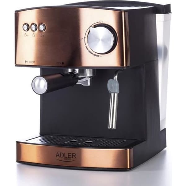 Espressomaskin - ADLER - AD 4404 - 15 barer - 850 W - Svart